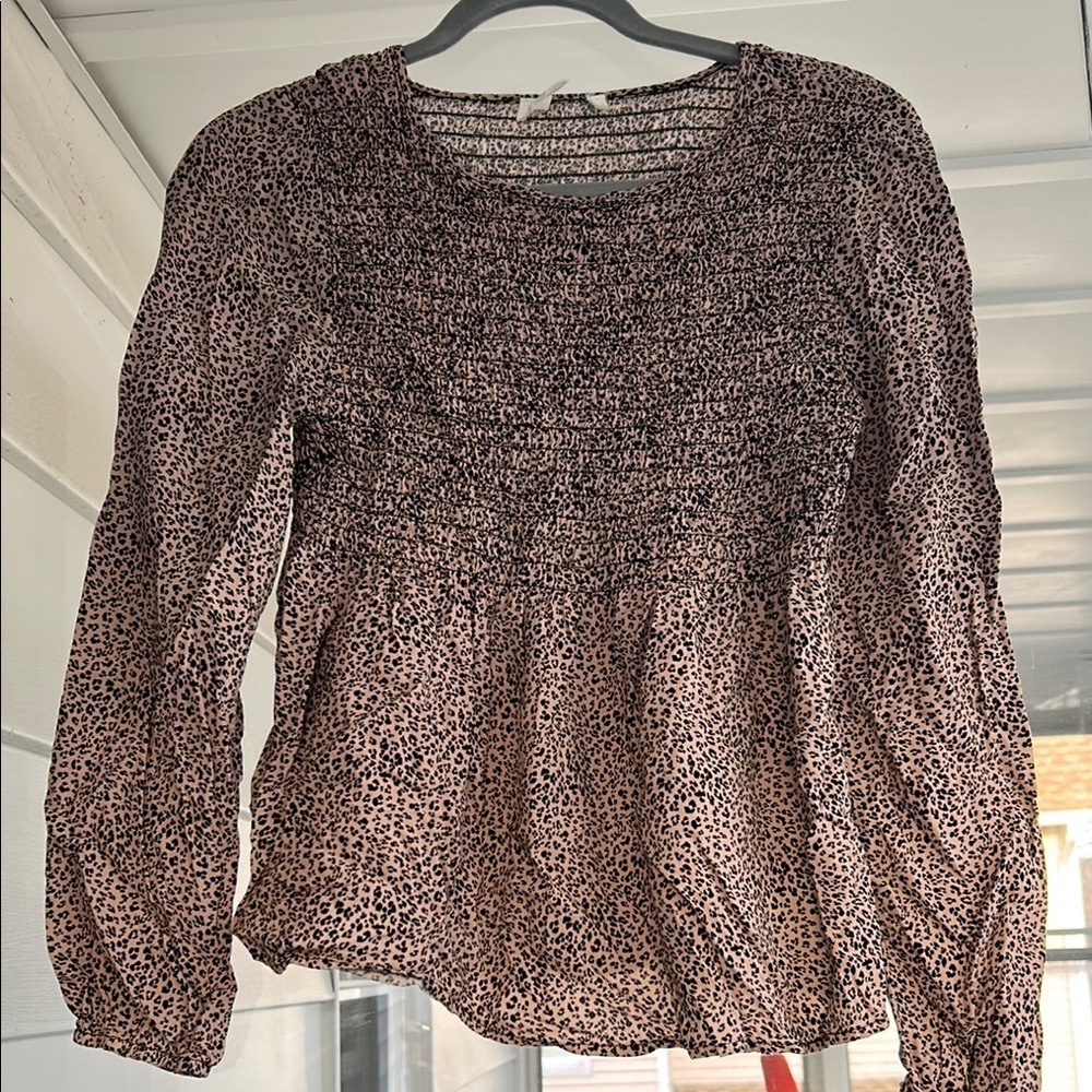 Leopard Print Women's Top